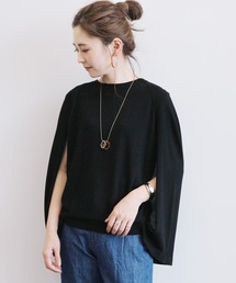 AMERICAN HOLIC | マント風ニットプルオーバー ＊(ニット/セーター)