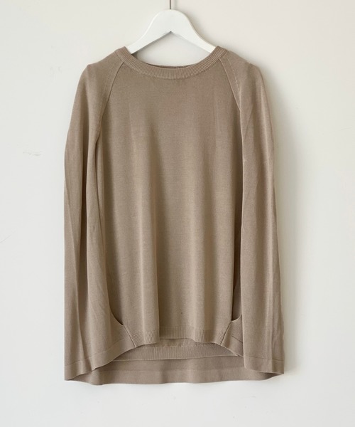 select MOCA 2021 AW ヘリンボーンドルマンオーバーニット select MOCA（セレクトモカ）の「ヘリンボーンドルマンオーバー