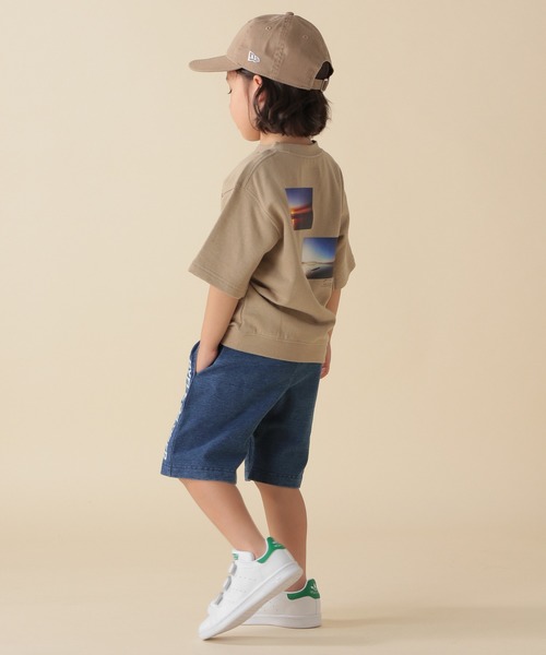 BAYFLOW(ベイフロー)の「【BEACH CLEAN CLUB(SURFRIDER)】5分袖フォトTee(KIDS)(Tシャツ/カットソー・キッズ・ベージュ/ホワイト/サックスブルー・XX-LARGE/SMALL/LARGE/X-LARGE/MEDIUM)」の4枚目の写真
