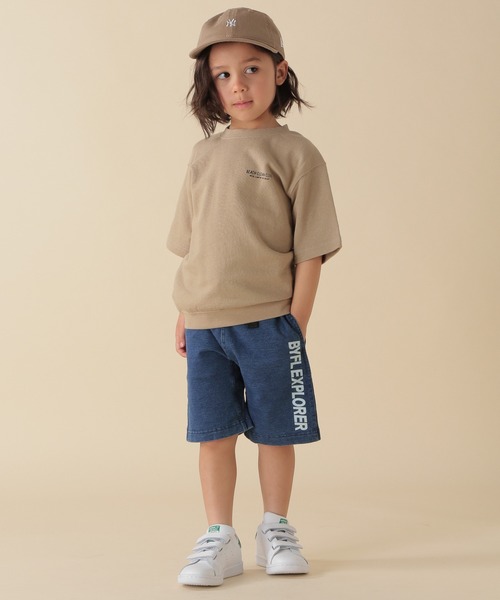 BAYFLOW(ベイフロー)の「【BEACH CLEAN CLUB(SURFRIDER)】5分袖フォトTee(KIDS)(Tシャツ/カットソー・キッズ・ベージュ/ホワイト/サックスブルー・XX-LARGE/SMALL/LARGE/X-LARGE/MEDIUM)」の21枚目の写真