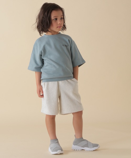 BAYFLOW(ベイフロー)の「【BEACH CLEAN CLUB(SURFRIDER)】5分袖フォトTee(KIDS)(Tシャツ/カットソー・キッズ・ベージュ/ホワイト/サックスブルー・XX-LARGE/SMALL/LARGE/X-LARGE/MEDIUM)」の7枚目の写真