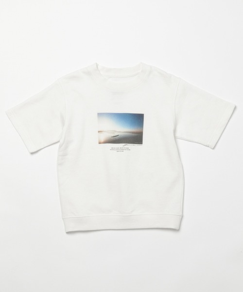 BAYFLOW(ベイフロー)の「【BEACH CLEAN CLUB(SURFRIDER)】5分袖フォトTee(KIDS)(Tシャツ/カットソー・キッズ・ベージュ/ホワイト/サックスブルー・XX-LARGE/SMALL/LARGE/X-LARGE/MEDIUM)」の19枚目の写真