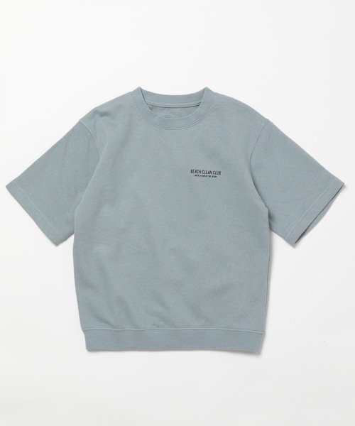 BAYFLOW(ベイフロー)の「【BEACH CLEAN CLUB(SURFRIDER)】5分袖フォトTee(KIDS)(Tシャツ/カットソー・キッズ・ベージュ/ホワイト/サックスブルー・XX-LARGE/SMALL/LARGE/X-LARGE/MEDIUM)」の13枚目の写真