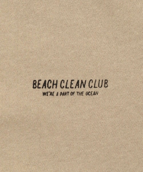 BAYFLOW(ベイフロー)の「【BEACH CLEAN CLUB(SURFRIDER)】5分袖フォトTee(KIDS)(Tシャツ/カットソー・キッズ・ベージュ/ホワイト/サックスブルー・XX-LARGE/SMALL/LARGE/X-LARGE/MEDIUM)」の5枚目の写真