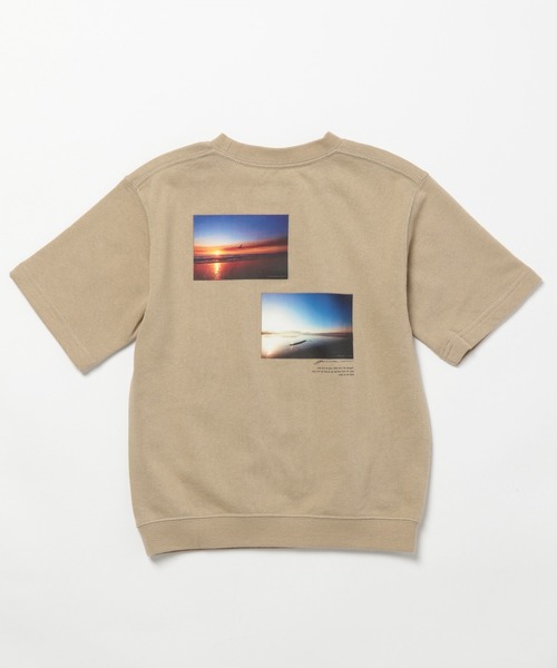 BAYFLOW(ベイフロー)の「【BEACH CLEAN CLUB(SURFRIDER)】5分袖フォトTee(KIDS)(Tシャツ/カットソー・キッズ・ベージュ/ホワイト/サックスブルー・XX-LARGE/SMALL/LARGE/X-LARGE/MEDIUM)」の8枚目の写真