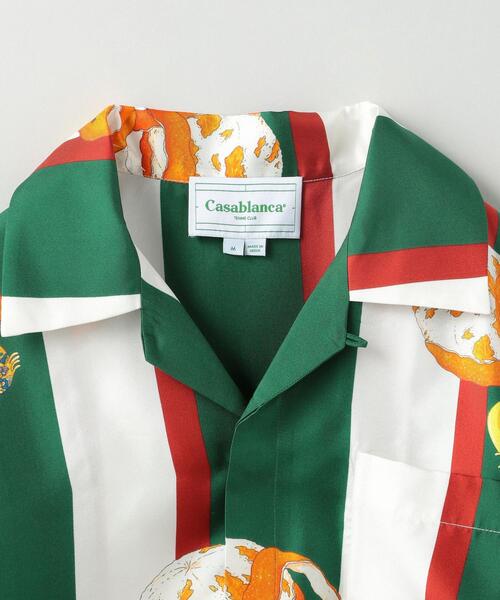 Casablanca（カサブランカ）の「Casablanca（カサブランカ）ORANGE ST S/S SHIRT（シャツ/ブラウス・メンズ・ケリー・MEDIUM/SMALL）」の3枚目の写真