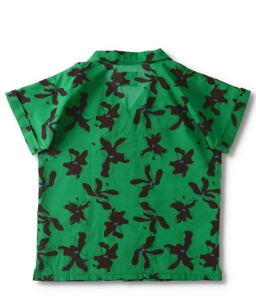 RADCHAP(ラッドチャップ)の「半袖開襟ブラウス(シャツ/ブラウス・キッズ・グリーン/オレンジ・90cm/150cm/100cm/110cm/140cm/130cm/120cm)」の9枚目の写真