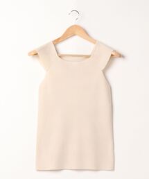 CLANE | ROUND SLEEVE KNIT TOPS(ニット/セーター)