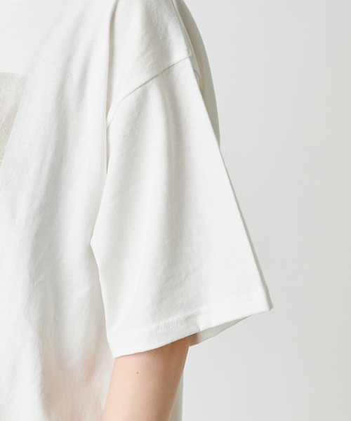 mystic(ミスティック)の「POOL Tシャツ(Tシャツ/カットソー・レディース・チャコールグレー/ベージュ/オフホワイト・FREE)」の8枚目の写真