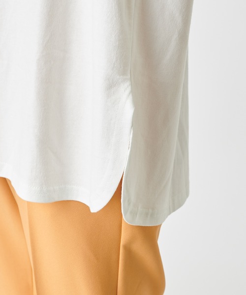 mystic(ミスティック)の「POOL Tシャツ(Tシャツ/カットソー・レディース・チャコールグレー/ベージュ/オフホワイト・FREE)」の11枚目の写真