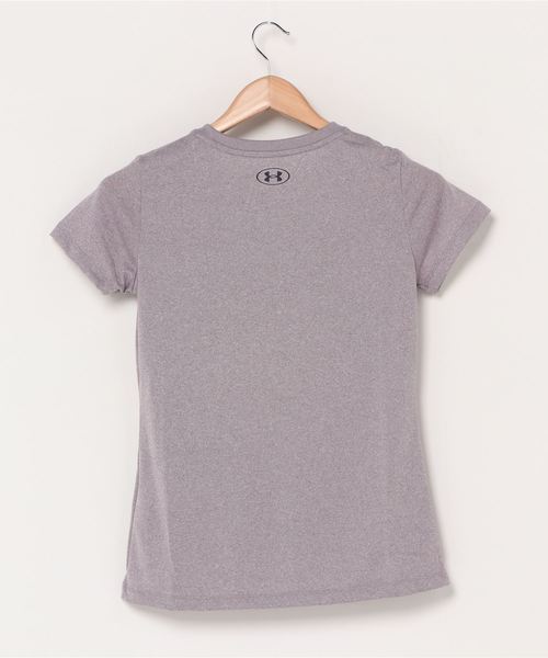 UNDER ARMOUR（アンダーアーマー）の「UAテック ビッグロゴ グラフィック Tシャツ(トレーニング/WOMEN)（Tシャツ/カットソー・レディース・ホワイト×ピンク/パープル系その他/ネイビー×ホワイト/ブラック×パープル・SM/LG/MD/XL）」の6枚目の写真