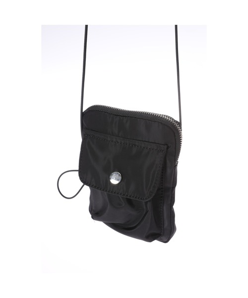 Edit Sheen（エディットシーン）の「ポケットデザインナイロンスマホショルダー（ショルダーバッグ・レディース・ブラック/オフホワイト/ボルドー・FREE）」の9枚目の写真
