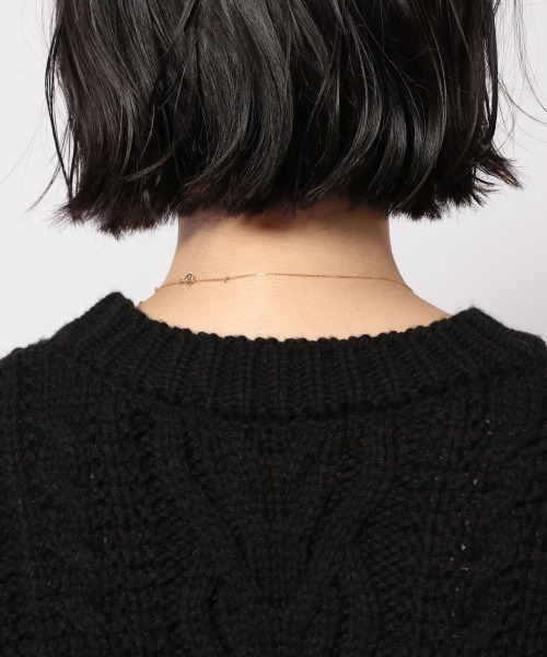 PAGEBOY（ページボーイ）の「ケーブルクルーネックプルオーバー 【ローゲージニット】（ニット/セーター・レディース・ブラック/オフホワイト/モカ/レッド系その他・FREE）」の17枚目の写真
