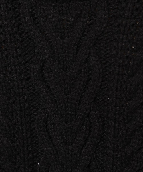 PAGEBOY（ページボーイ）の「ケーブルクルーネックプルオーバー 【ローゲージニット】（ニット/セーター・レディース・ブラック/オフホワイト/モカ/レッド系その他・FREE）」の13枚目の写真