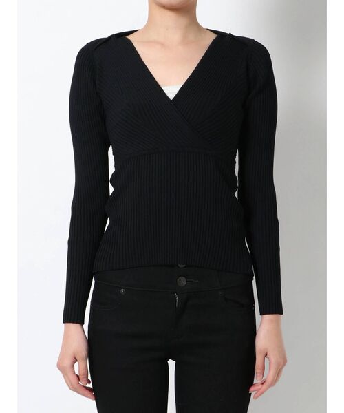 EMODA(エモダ)の「スウィッチングタイトニット(ニット/セーター・レディース・ブラック/パープル/ブラウン/マスタード・FREE)」の15枚目の写真