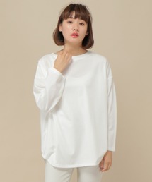 制菌加工ボートネックTシャツ