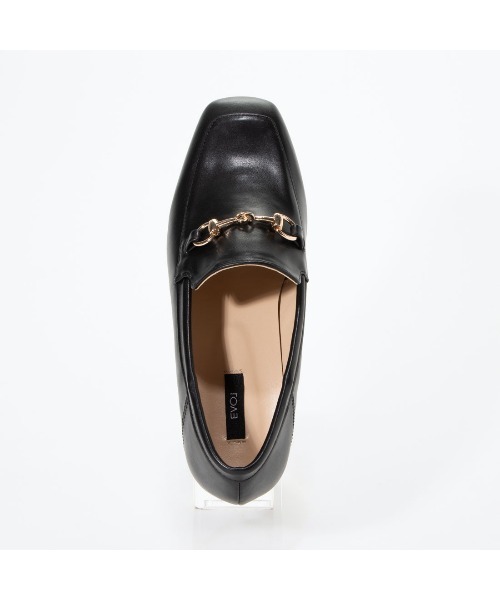 EVOL（イーボル）の「【EVOL】ソフトスクエアビットローファーIQ9498（ローファー・レディース・ブラック/シルバー/アイボリー/ブラック系その他・22.5cm/23.5cm/24.5cm/23.0cm/24.0cm/25.0cm）」の14枚目の写真