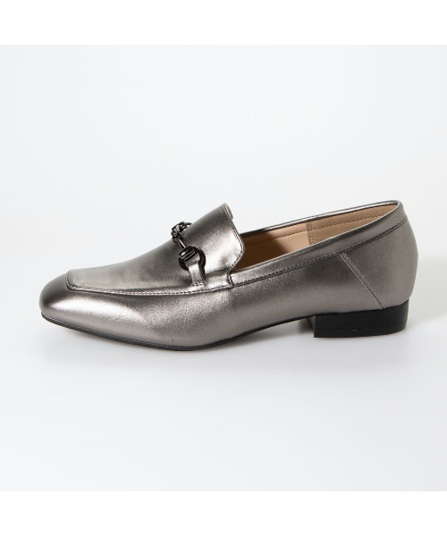 EVOL（イーボル）の「【EVOL】ソフトスクエアビットローファーIQ9498（ローファー・レディース・ブラック/シルバー/アイボリー/ブラック系その他・22.5cm/23.5cm/24.5cm/23.0cm/24.0cm/25.0cm）」の22枚目の写真