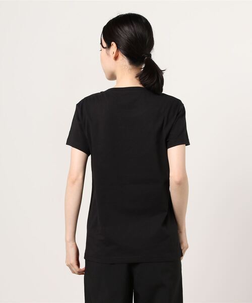 ROXY(ロキシー)の「ROXY/ロキシー ロゴ無地Tシャツ RST211071(Tシャツ/カットソー・レディース・ブラック/ブラウン/ホワイト・S/L/M)」の4枚目の写真