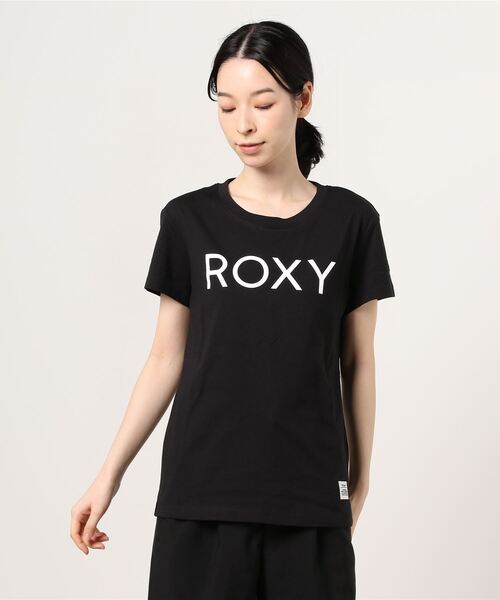 ROXY(ロキシー)の「ROXY/ロキシー ロゴ無地Tシャツ RST211071(Tシャツ/カットソー・レディース・ブラック/ブラウン/ホワイト・S/L/M)」の18枚目の写真