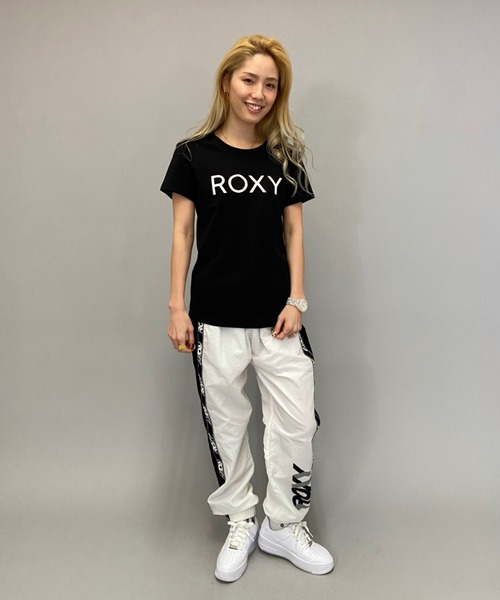 ROXY(ロキシー)の「ROXY/ロキシー ロゴ無地Tシャツ RST211071(Tシャツ/カットソー・レディース・ブラック/ブラウン/ホワイト・S/L/M)」の16枚目の写真