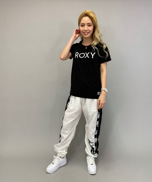 ROXY(ロキシー)の「ROXY/ロキシー ロゴ無地Tシャツ RST211071(Tシャツ/カットソー・レディース・ブラック/ブラウン/ホワイト・S/L/M)」の15枚目の写真