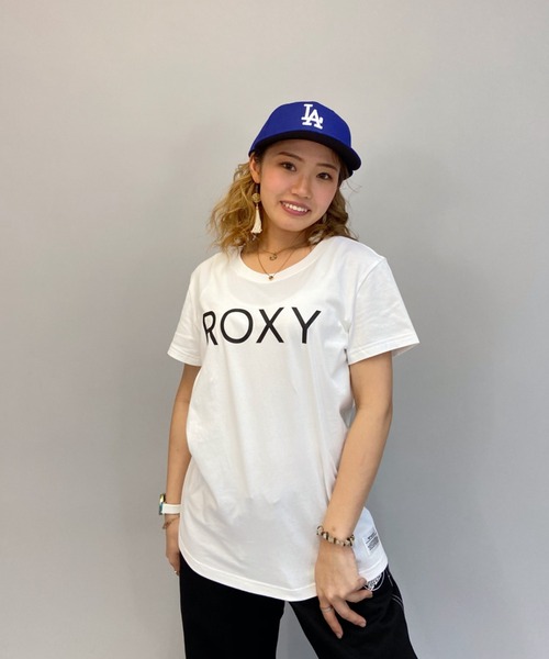 ROXY(ロキシー)の「ROXY/ロキシー ロゴ無地Tシャツ RST211071(Tシャツ/カットソー・レディース・ブラック/ブラウン/ホワイト・S/L/M)」の19枚目の写真