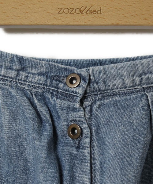 AHCAHCUM.muchacha（アチャチュムムチャチャ）の「デニムロングスカート（デニムスカート・レディース・ネイビー・-）」の3枚目の写真