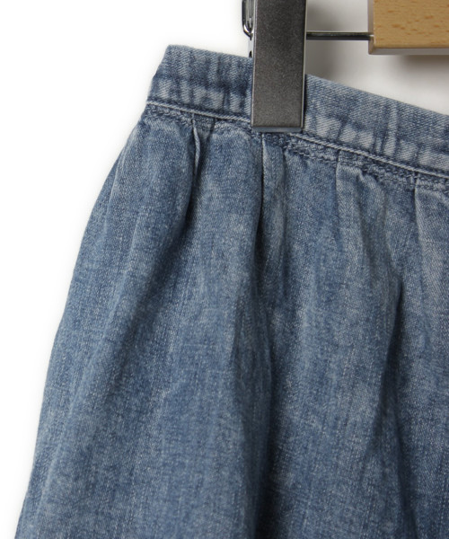 AHCAHCUM.muchacha（アチャチュムムチャチャ）の「デニムロングスカート（デニムスカート・レディース・ネイビー・-）」の4枚目の写真