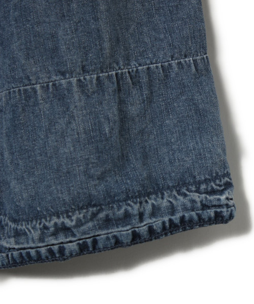 AHCAHCUM.muchacha（アチャチュムムチャチャ）の「デニムロングスカート（デニムスカート・レディース・ネイビー・-）」の5枚目の写真