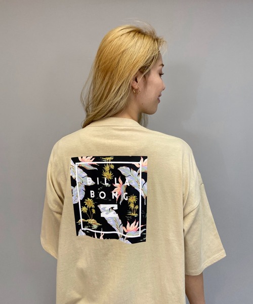 BILLABONG（ビラボン）の「【ZOZOタウン限定アイテム】BILLABONG/ビラボン  ルーズシルエット  バックプリントTシャツ  BB013-233（Tシャツ/カットソー・レディース・ブラック/ホワイト/ベージュ/ホワイト系その他・M/L）」の4枚目の写真