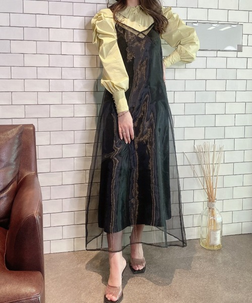 シアーレイヤードチェーンキャミワンピース ワンピース Eimy Istoire エイミーイストワール のファッション通販 Zozotown