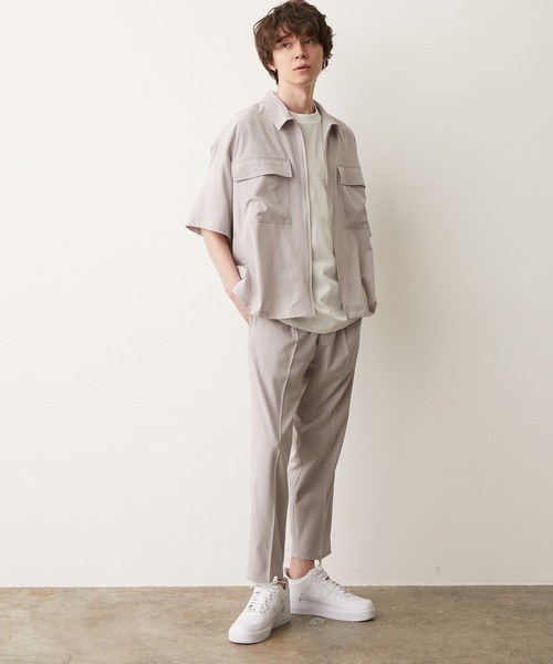 JUNRED（ジュンレッド）の「エアドライスリム（スラックス・メンズ・ブラック/チャコールグレー/ライトグレー/ブラウン/ブルー系その他4・LL/S/M/L）」の13枚目の写真