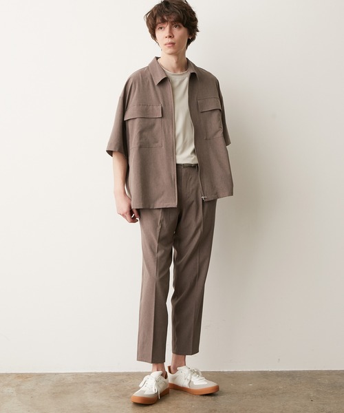 JUNRED（ジュンレッド）の「エアドライスリム（スラックス・メンズ・ブラック/チャコールグレー/ライトグレー/ブラウン/ブルー系その他4・LL/S/M/L）」の16枚目の写真