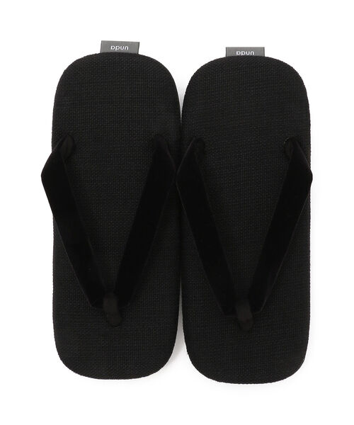 BEAVER（ビーバー）の「goyemon/ゴエモン　unda Light / Sumi ウンダ 雲駄 サンダル（サンダル・メンズ・ブラック・SMALL/MEDIUM/LARGE）」の3枚目の写真