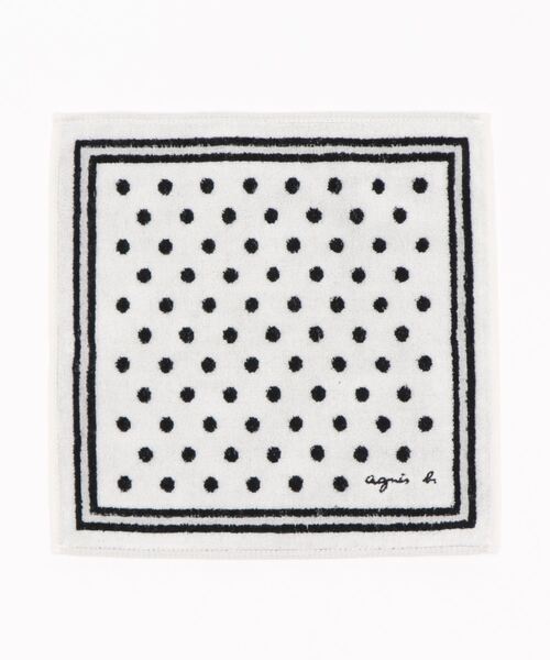 Kd40 Serviette ドットハンドタオル ハンカチ ハンドタオル Agnes B アニエスベー のファッション通販 Zozotown