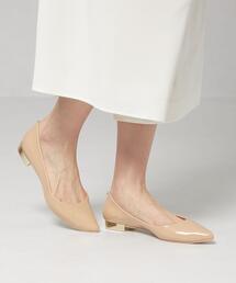 TEMPERATE | ＜TEMPERATE＞ポインテッド メタルヒール レインパンプス(レインシューズ)