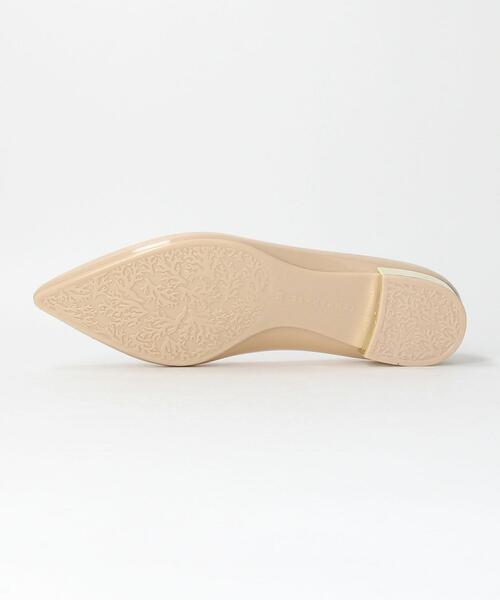 TEMPERATE（テンパレイト）の「＜TEMPERATE＞ポインテッド メタルヒール レインパンプス（レインシューズ・レディース・ブラック/ベージュ・38/39/36/37）」の3枚目の写真