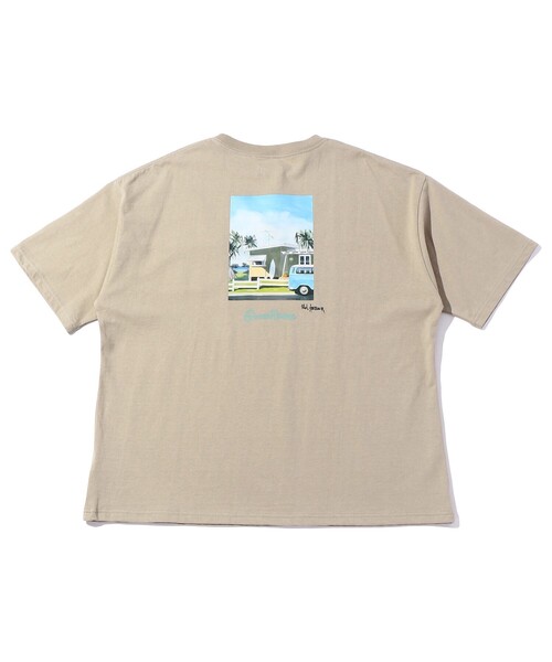 FREAK'S STORE（フリークスストア）の「WEB限定 GREENROOM×FREAK'S STORE/グリーンルーム 別注 PAUL HARBOUR バックプリントTシャツ（Tシャツ/カットソー・メンズ・ブラック/サックスブルー/ホワイト/ベージュ・MEDIUM/SMALL/LARGE）」の14枚目の写真