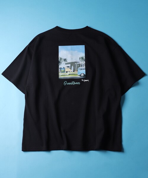 FREAK'S STORE（フリークスストア）の「WEB限定 GREENROOM×FREAK'S STORE/グリーンルーム 別注 PAUL HARBOUR バックプリントTシャツ（Tシャツ/カットソー・メンズ・ブラック/サックスブルー/ホワイト/ベージュ・MEDIUM/SMALL/LARGE）」の8枚目の写真