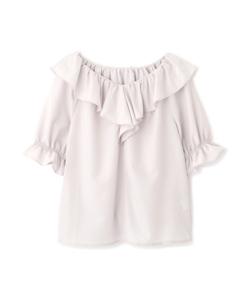 PROPORTION BODY DRESSING(プロポーションボディドレッシング)の「ラッフルブラウス / 1211110510(シャツ/ブラウス・レディース・グレー/ブルー系その他・FREE)」の8枚目の写真