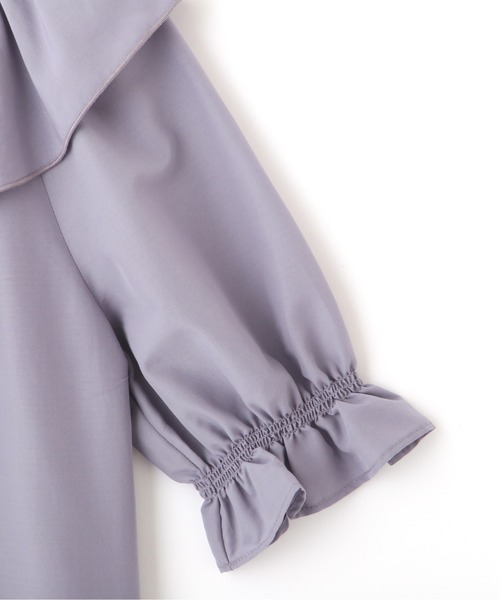 PROPORTION BODY DRESSING(プロポーションボディドレッシング)の「ラッフルブラウス / 1211110510(シャツ/ブラウス・レディース・グレー/ブルー系その他・FREE)」の13枚目の写真