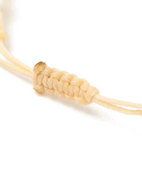 SHIPS（シップス）の「mishky:シャンティブレスレット（ブレスレット・レディース・オフホワイト/ライトブルー・ONE SIZE）」の4枚目の写真