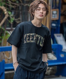 SILVER BULLET | カレッジロゴプリントヘビーウエイト半袖Tシャツ / CAJP21-10(Tシャツ/カットソー)