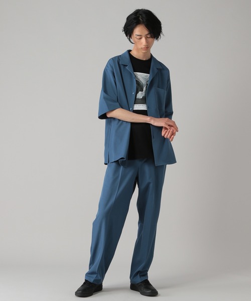 PBLIM（ページボーイリム）の「【PAGEBOYLIM】テーパードスラックス（スラックス・レディース・ブラック/サックスブルー・MEDIUM/LARGE）」の8枚目の写真