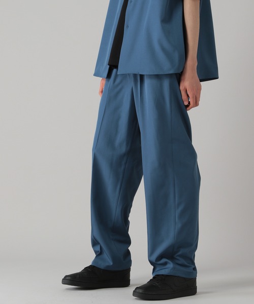 PBLIM（ページボーイリム）の「【PAGEBOYLIM】テーパードスラックス（スラックス・レディース・ブラック/サックスブルー・MEDIUM/LARGE）」の10枚目の写真