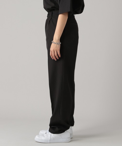 PBLIM（ページボーイリム）の「【PAGEBOYLIM】テーパードスラックス（スラックス・レディース・ブラック/サックスブルー・MEDIUM/LARGE）」の17枚目の写真