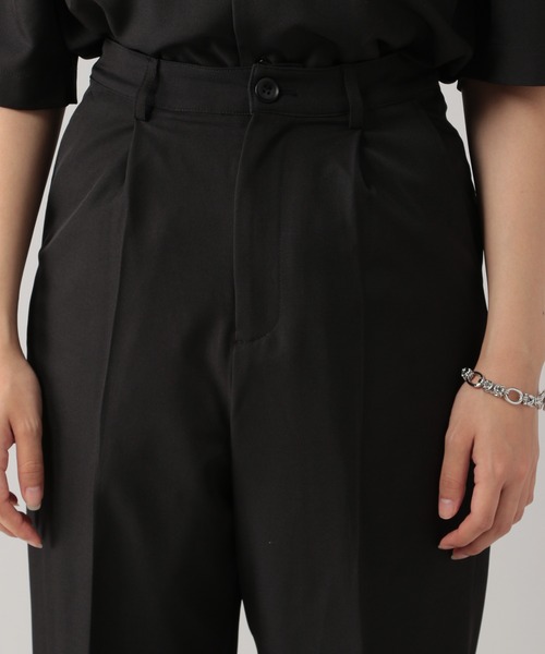 PBLIM（ページボーイリム）の「【PAGEBOYLIM】テーパードスラックス（スラックス・レディース・ブラック/サックスブルー・MEDIUM/LARGE）」の20枚目の写真