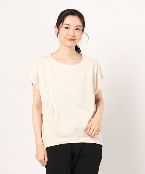 GAP(ギャップ)の「カジュアル ルーズフィット ドロップショルダー トップス(Tシャツ/カットソー・レディース・ブラック/ミント/その他/グレー・XXS/L/M/S/XL/XS)」の8枚目の写真