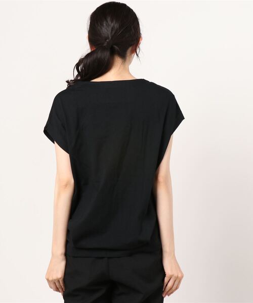 GAP(ギャップ)の「カジュアル ルーズフィット ドロップショルダー トップス(Tシャツ/カットソー・レディース・ブラック/ミント/その他/グレー・XXS/L/M/S/XL/XS)」の10枚目の写真